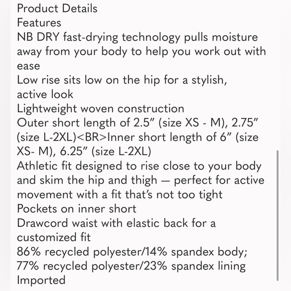 New Balance NYC Marathon 2-in-1 Impact Shorts, Large - Picture 9 of 9